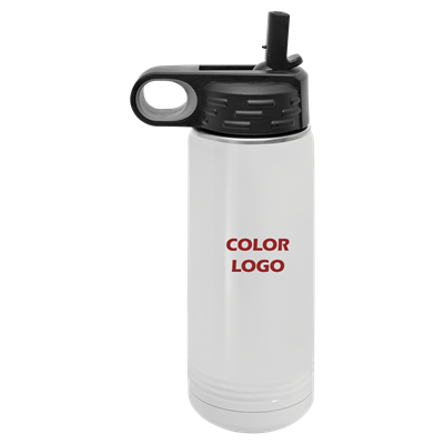 Color Logo Water Bottle Flip Top 20oz