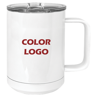 Color Logo Travel Mug 15oz